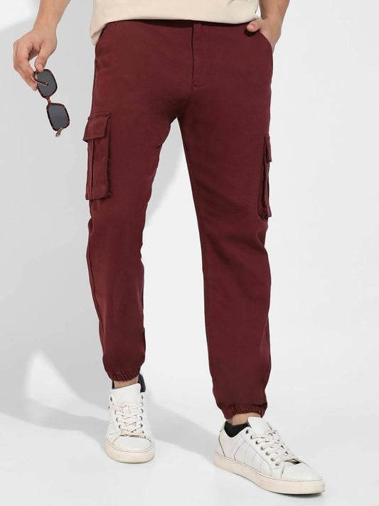 Men's Poly Cotton Cuffed Hem Cargo Pant