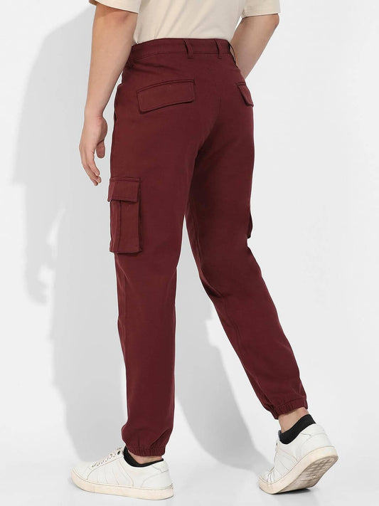 Men's Poly Cotton Cuffed Hem Cargo Pant