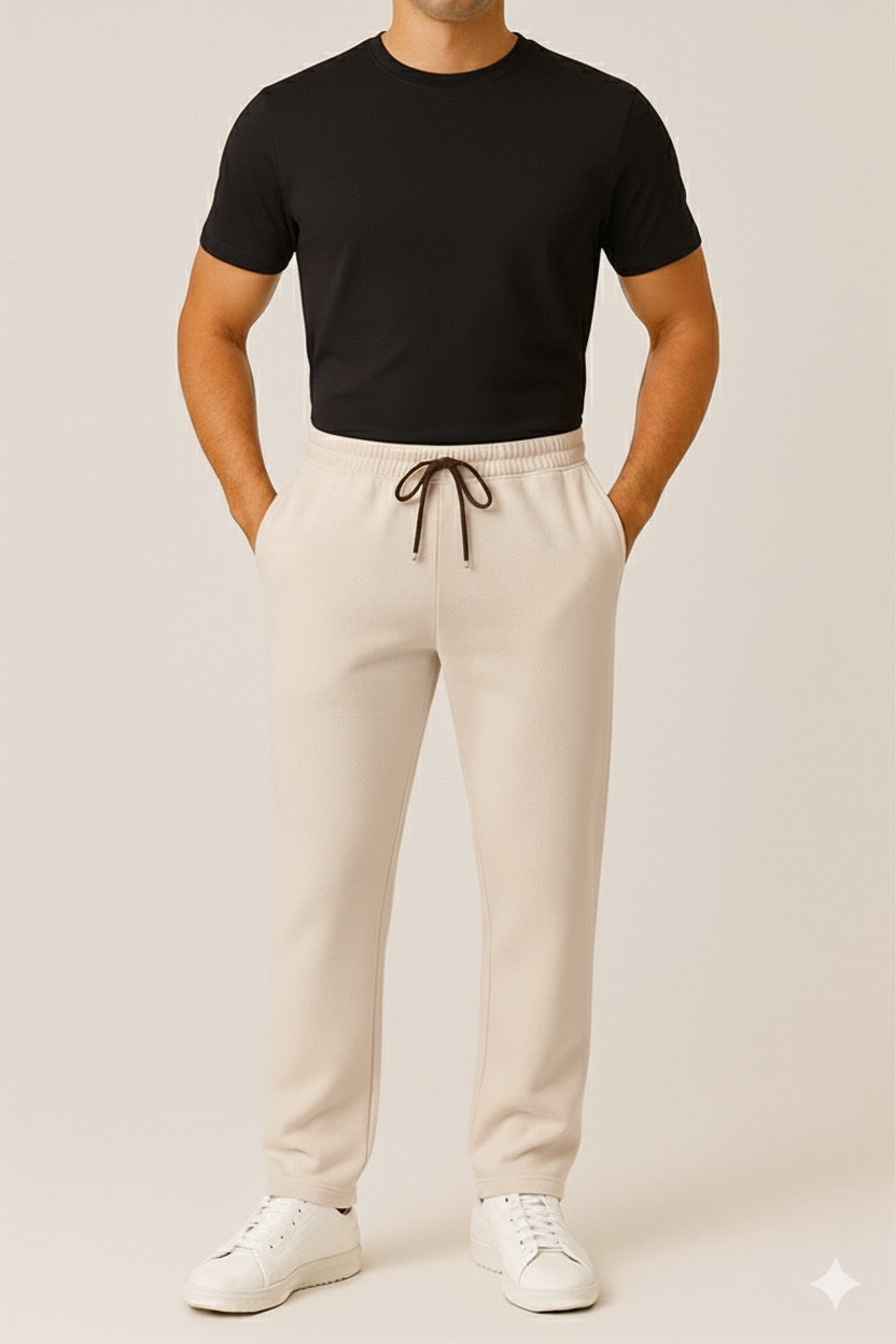 BEIGE SWEATPANTS