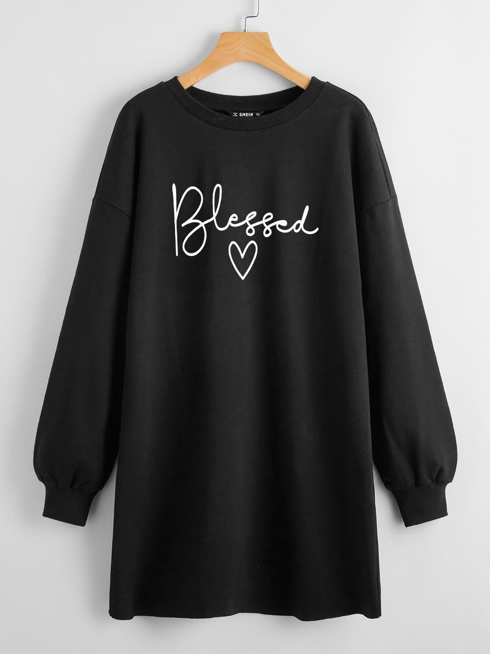 LONG LENGTH SWEATSHIRT BLESSED