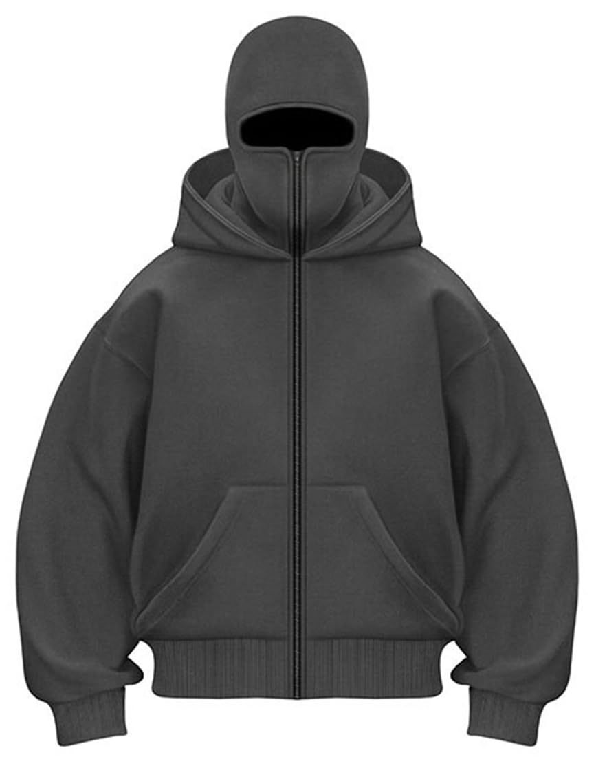 Balaclava Ninja Hoodie Zipper Women