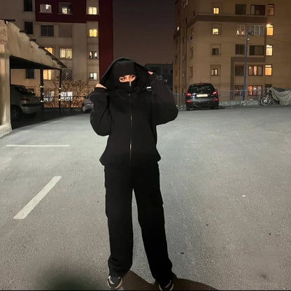 Balaclava Ninja Hoodie Zipper Women