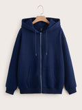 BASIC NAVY BLUE ZIPPER