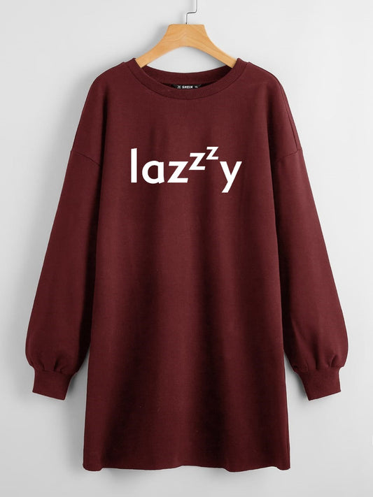 LONG LENGTH SWEATSHIRT LAZZZY