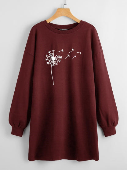 LONG LENGTH SWEATSHIRT WISHING TREE