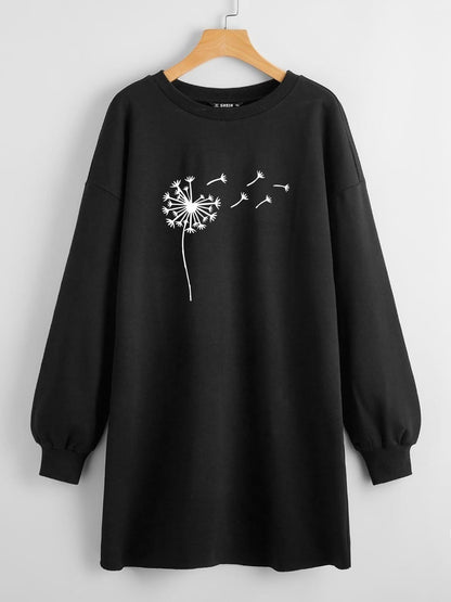 LONG LENGTH SWEATSHIRT WISHING TREE