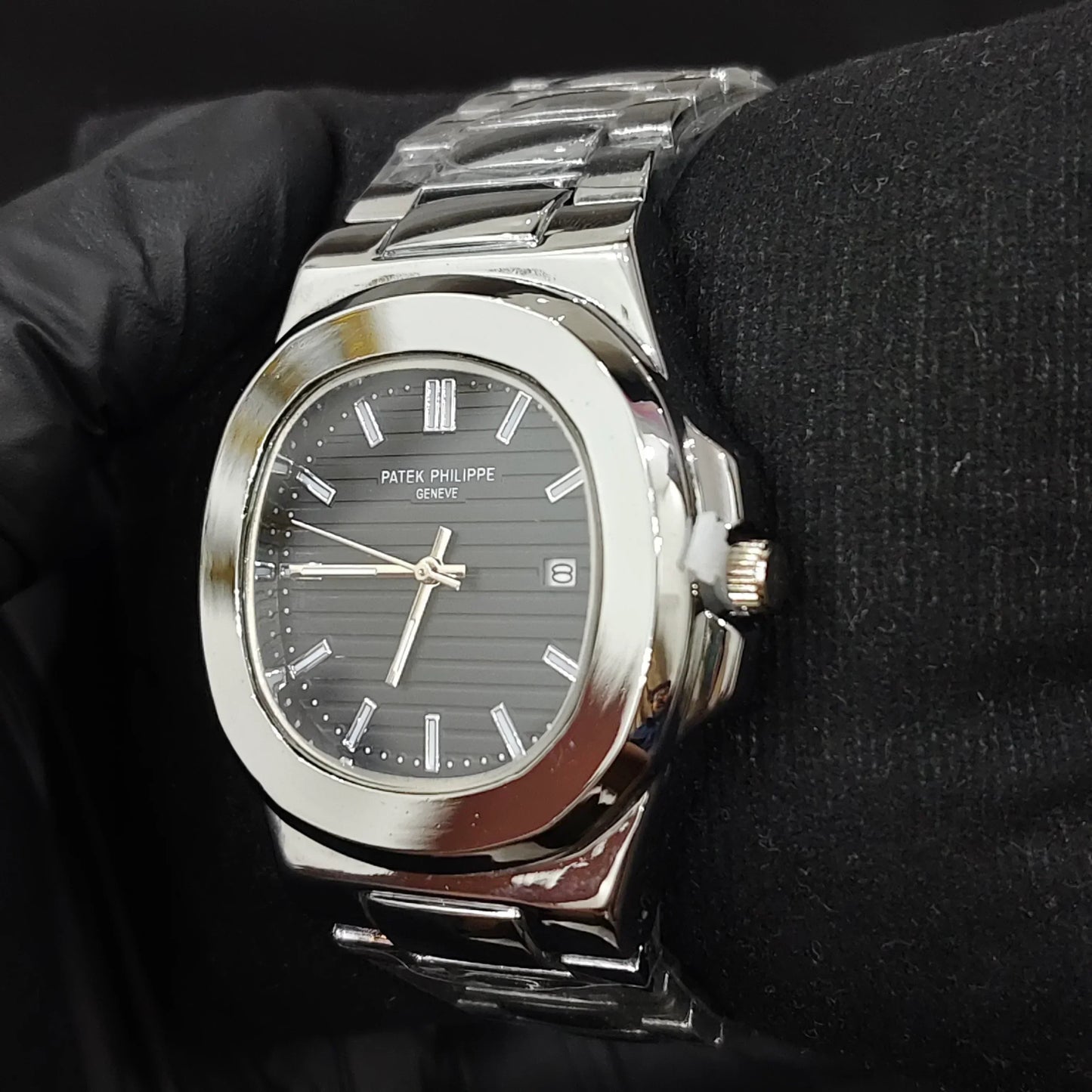 Patek Philippe Date Just - Silver Black