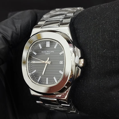 Patek Philippe Date Just - Silver Black