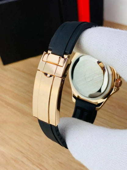 Rolex Yacht Master Date Just | Rose Gold Black